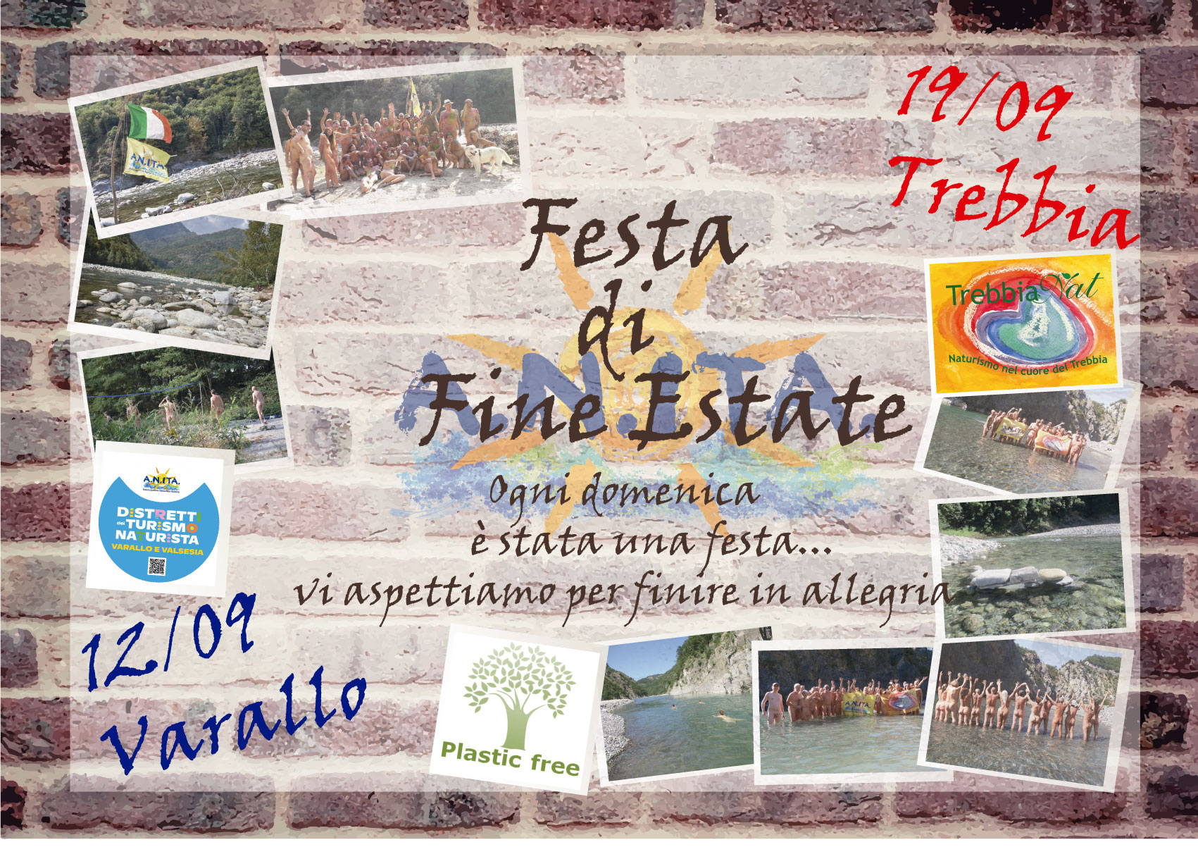 FESTE NATURISTE DI FINE ESTATE 2021