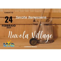Locandina Serata Benessere Nuvola Village 1 Aprile