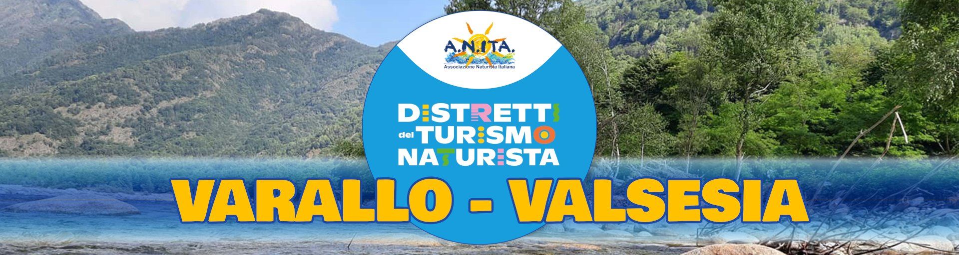 Banner distretto del turismo di Varallo e della Valsesia